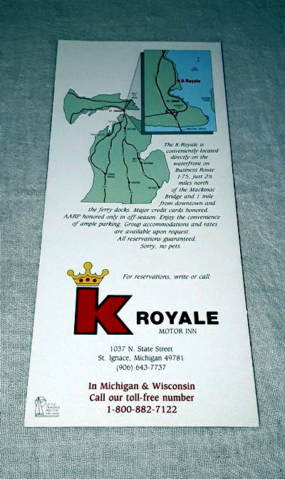 K Royale Motor Inn - Flyer